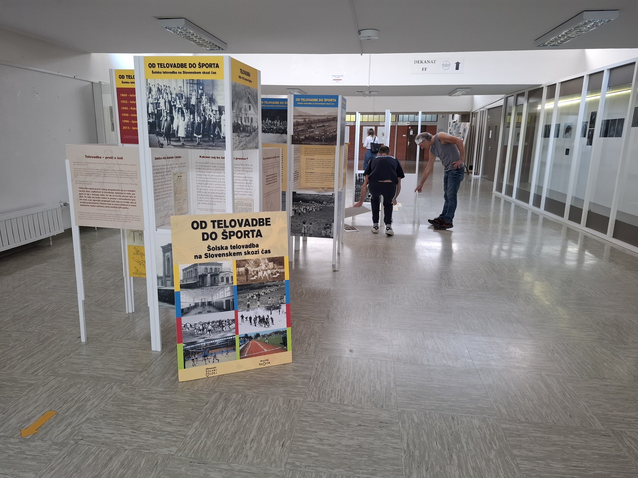 Gostovanje razstave Od telovadbe do športa - Pedagoška fakulteta v Mariboru