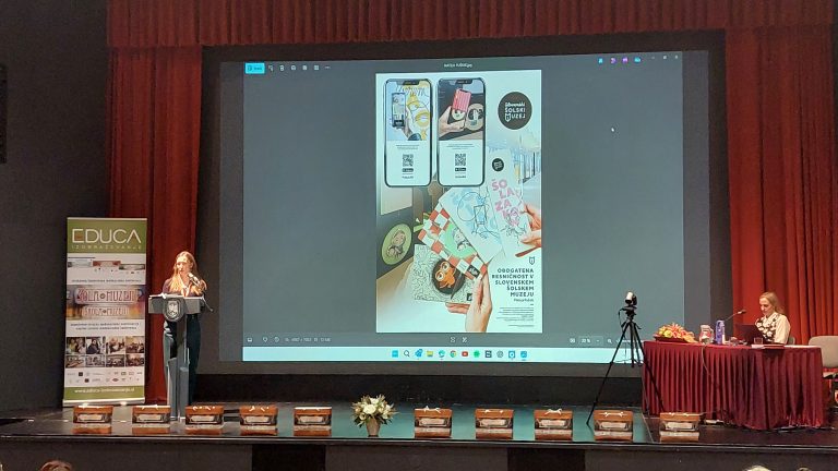 Mateja Pušnik je predstavila tehnologijo obogatene resničnosti