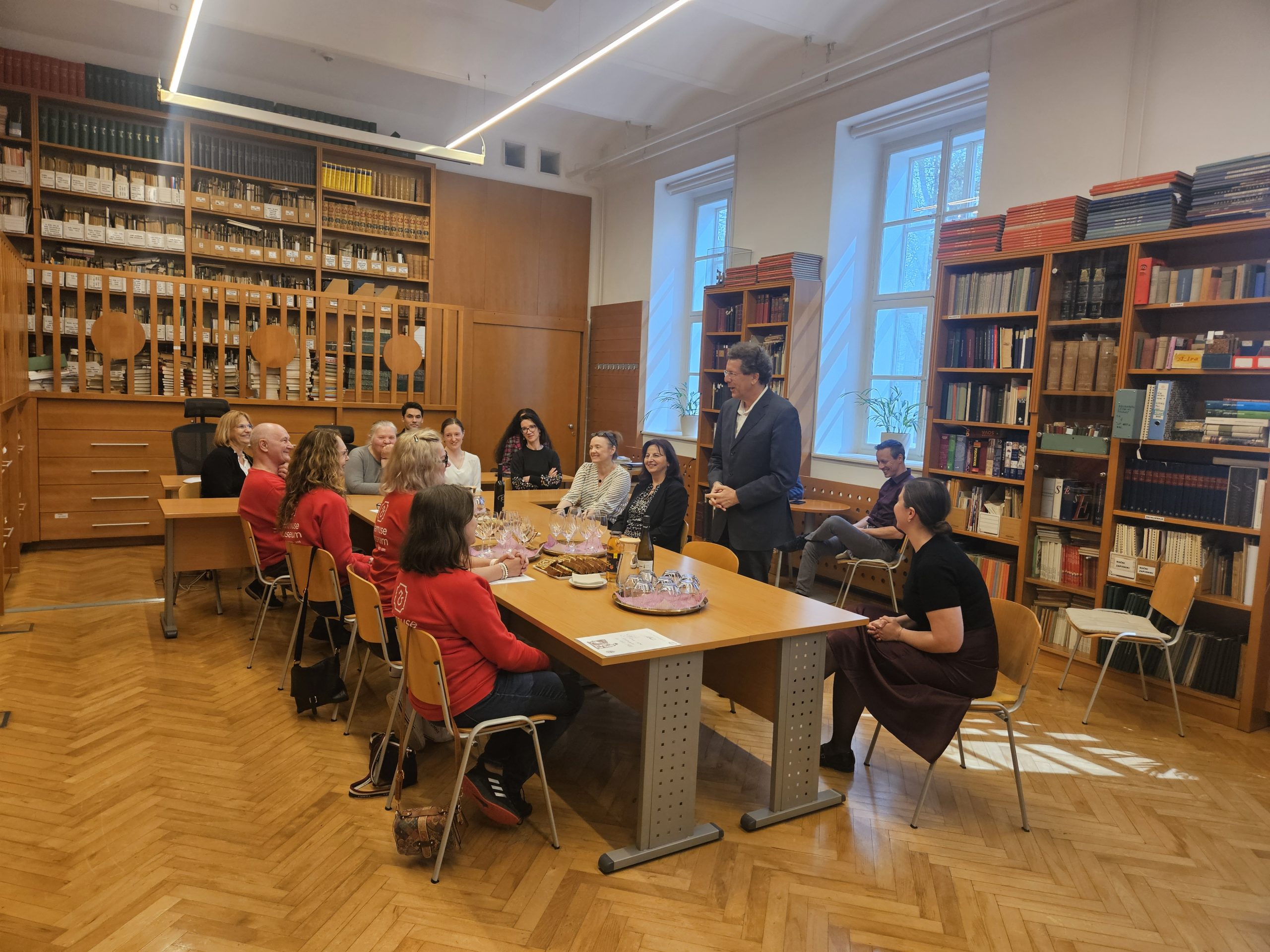 Skupno druženje v knjižnici muzeja